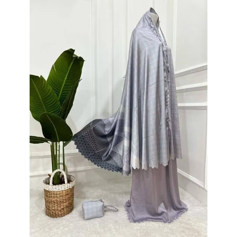 Mukena ASTIKA Sutra Armanny silk Premium Mewah Jumbo