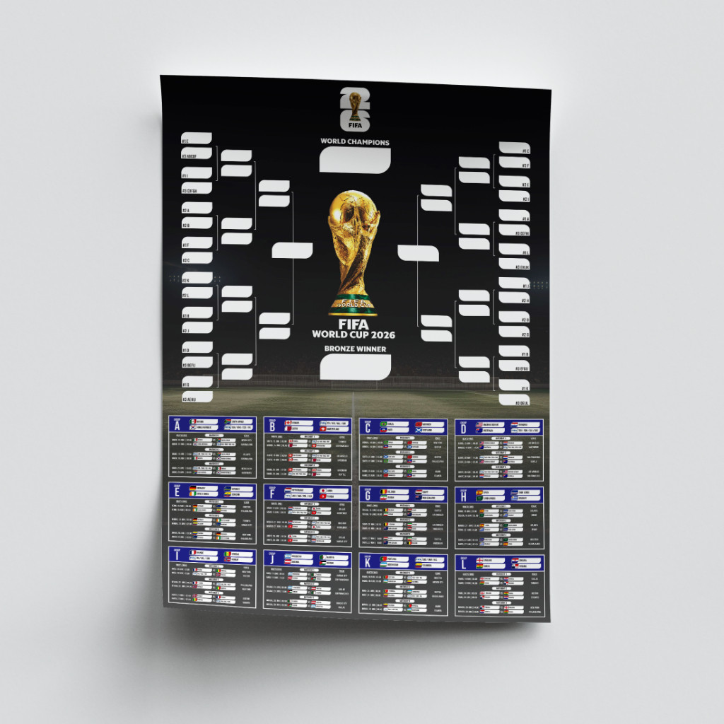 File Poster Jadwal Pertandingan Piala Dunia 2026