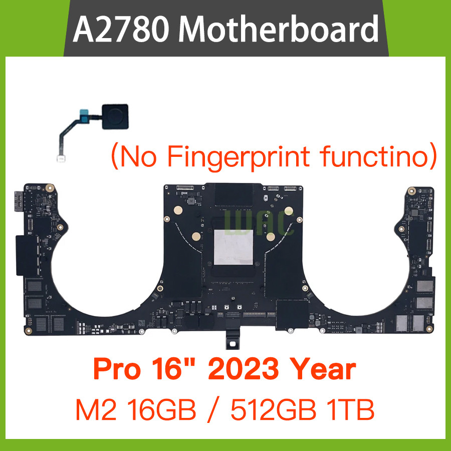 Original A2780 Logic Board For MacBook Pro 16" A2780 Motherboard M2 Pro No fingerprint recognition 1
