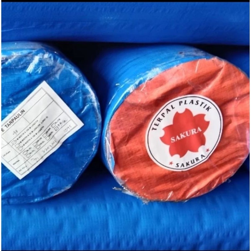 Terpal A12 Roll Sakura Lebar 4x50 Meter Bahan Import