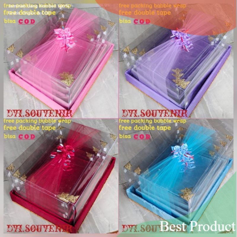 KOTAK PARCEL SESERAHAN HANTARAN PERNIKAHAN SET LENGKAP KADO PERNIKAHAN- souvenir lainnya