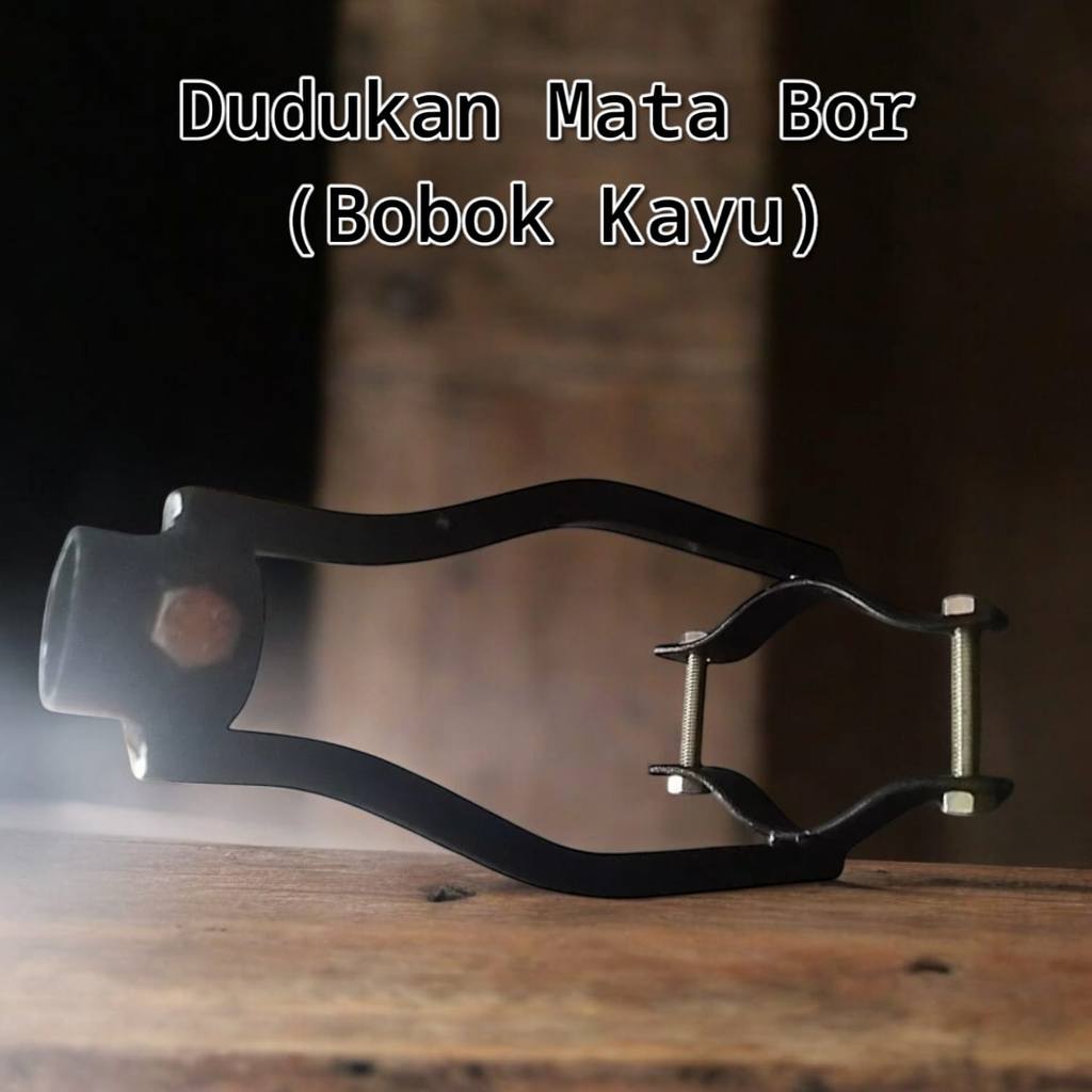 Adaptor Bor Bobok Kayu Murah Berkualitas - Dudukan Lubang Bor Kotak - Bracket Mesin Bobok Kayu - Ala
