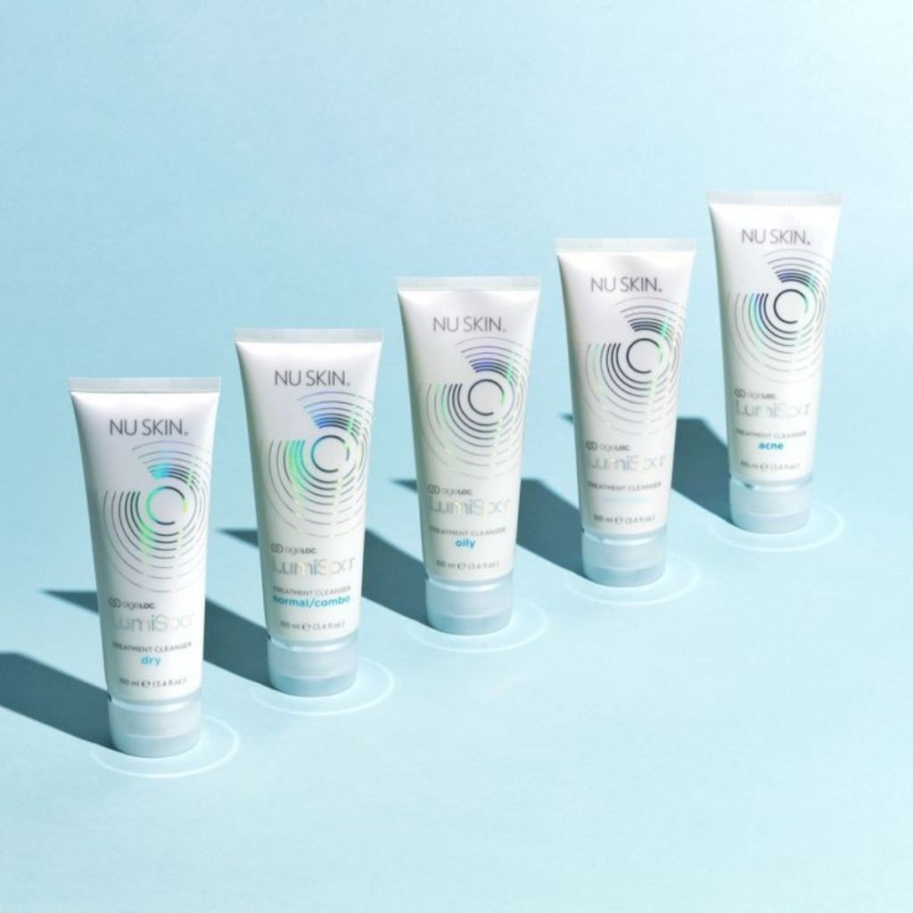 Zinia Nu Skin AgeLOC LumiSpa Cleanser Untuk Kulit Berjerawat/Normal/Kering/Berminyak/Sensitive Pembe