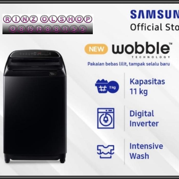 MESIN CUCI SAMSUNG WA11T5260BV TOP LOADING 11 KG NVERTER WOBBLE