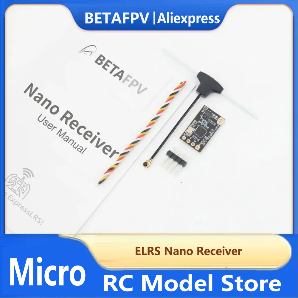 BETAFPV ExpressLRS ELRS Nano 2.4GH z 915MHz Long Range Receiver UFL interface For Remote Control FPV