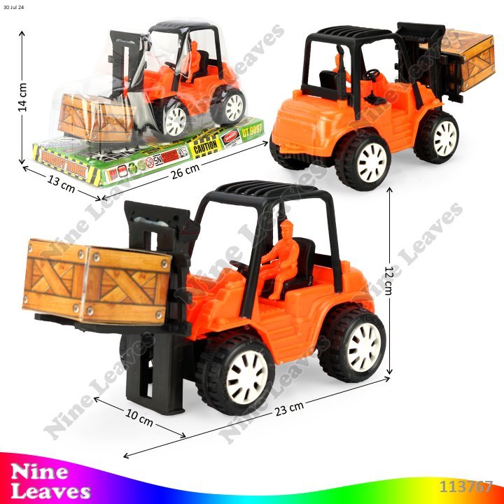 Mainan Anak Truk Konstruksi Forklift Friction