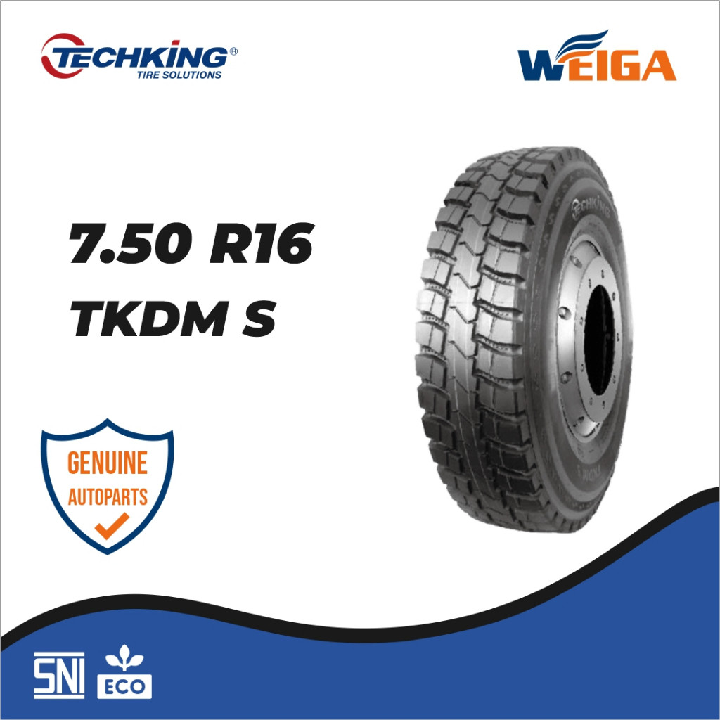 Ban Truk Techking 7.50R16 TKDM S untuk Truk Angkutan Double