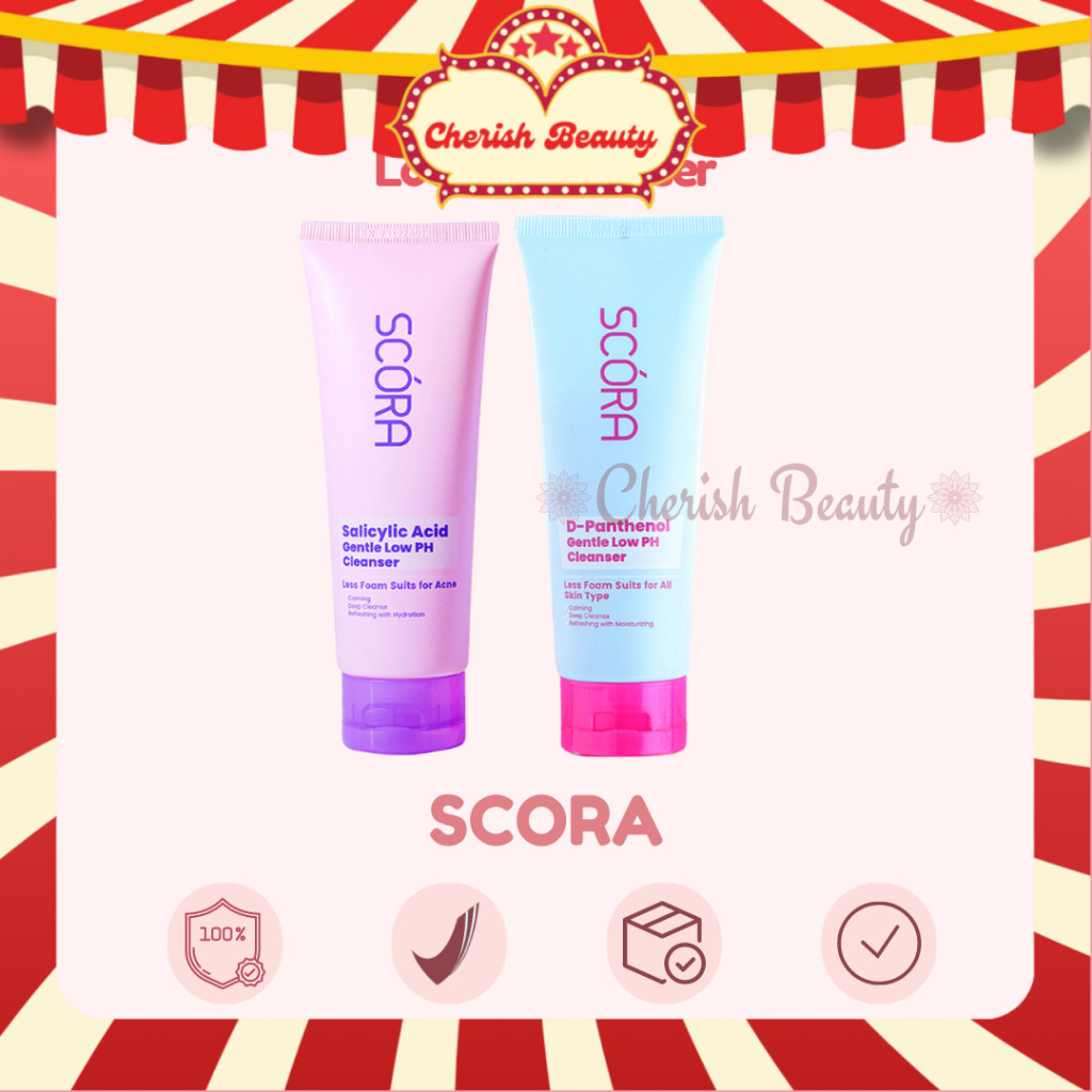 SCORA D-Panthenol Gentle Low pH Cleanser Sabun Cuci Muka Facial Face Wash Panthenol Skora Pembersih