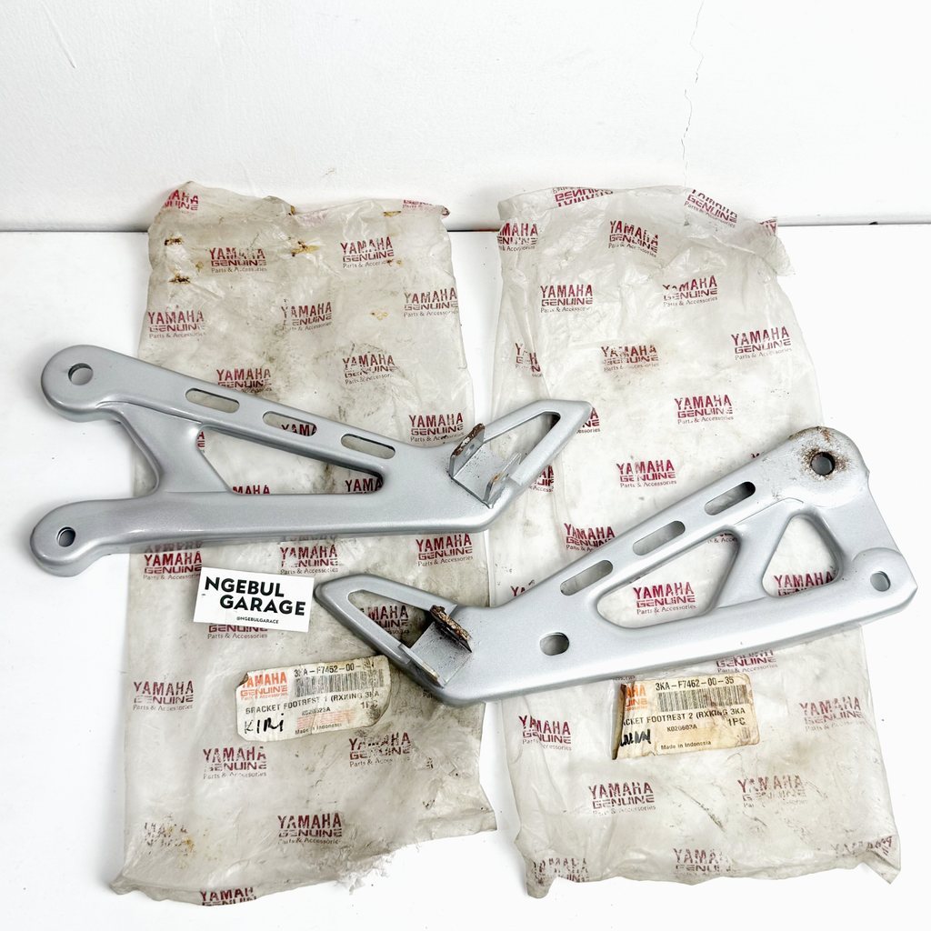 Footstep Belakang RX King New 135 Produksi 2006 SILVER YAMAHA YAMAHA ORI 3XA MINUS KARAT