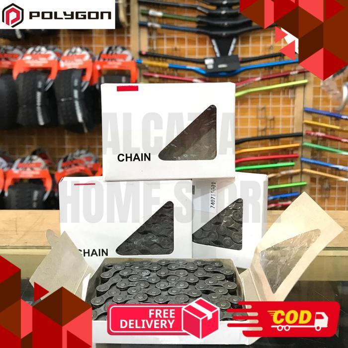 Polygon Rantai Sepeda 6 7 8 Speed 112 Links