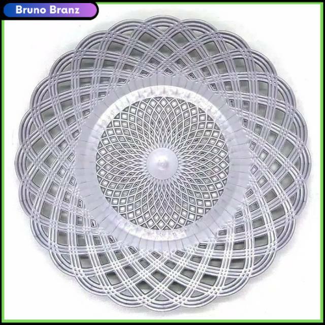 termurah [LUSINAN] Piring Lidi Plastik / Piring Rotan Plastik / Piring Anyam Plastik - Piring Plasti