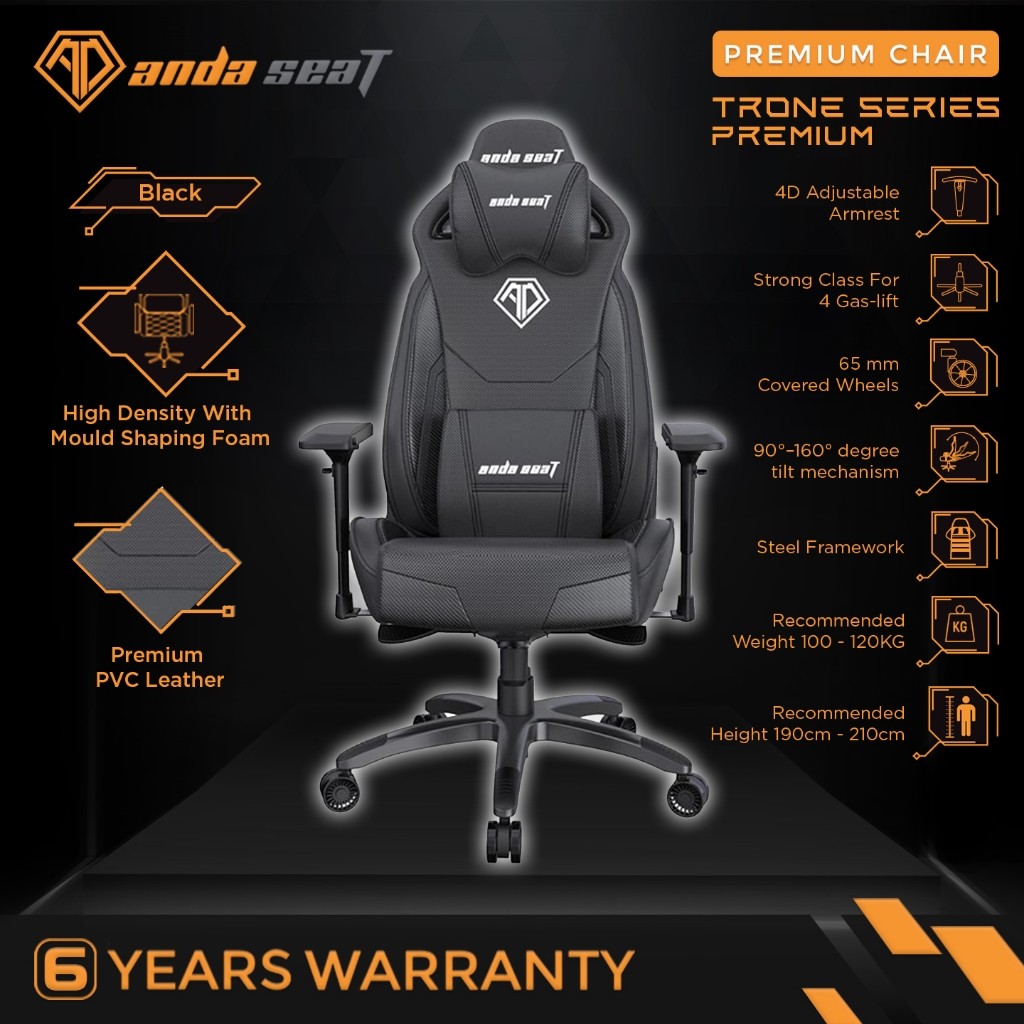 AndaSeat Throne Series Premium Kursi Gaming Chair