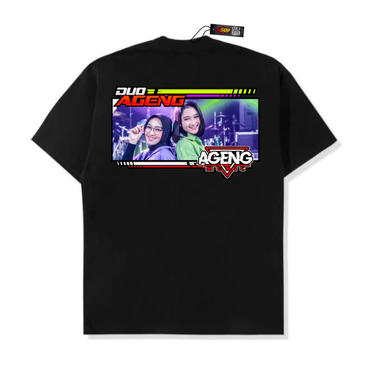 BAJU KAOS AGENG MUSIK DUO AGENG KAOS DANGDUT DISTRO KATUN