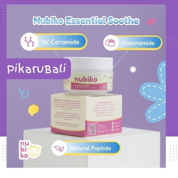 Nubiko Essential Soothe 14,5 g Moisturizer Cream Pelembab Kulit Wajah Bayi Anak dan Ibu Niacinamide 