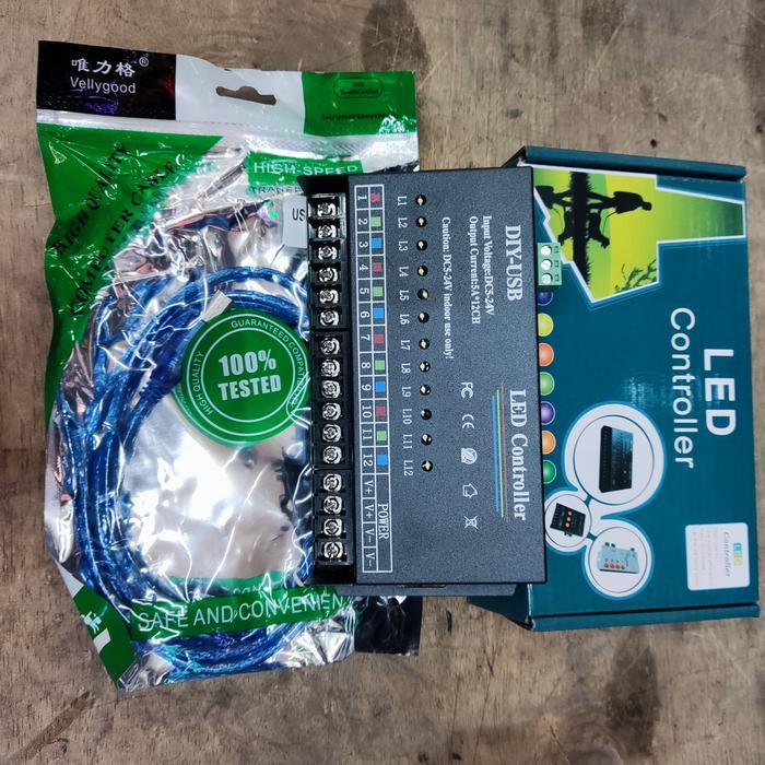 LED Controller 12 Channel DIY USB Programmae