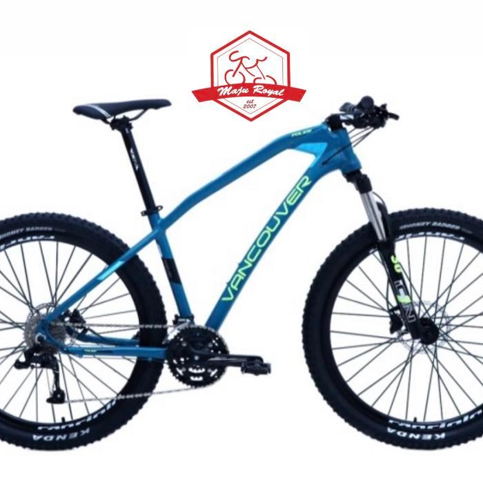 SEPEDA GUNUNG MTB ELEMENT POLICE VANCOUVER Y10 10 SPEED 27,5 inch DISC - Biru