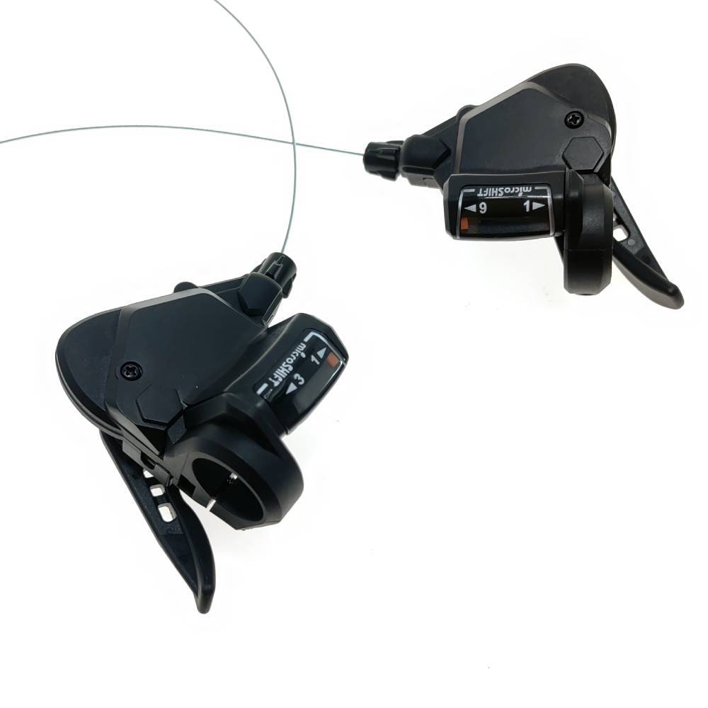 Tuas Pemindah Gigi Depan Belakang Sepeda MicroSHIFT TS38 3*7/8/9 Speed MTB Shifter Sepeda Gunung Suk