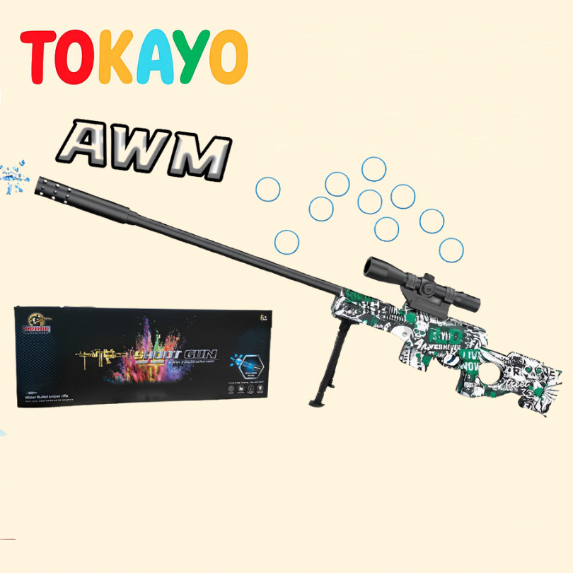 Tokayo Mainan Water Gel Blaster Anak Laki Laki AWM Tidak Otomatis Kado Anak Ulang Tahun Tembakan SNI