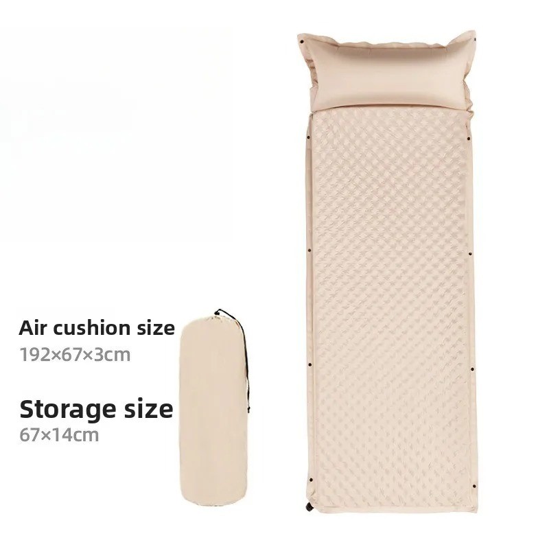 Kasur Matras Angin Self-Inflating Single Matras Camping Otomatis Tanpa Pompa Busa PU Sponge Empuk Ny