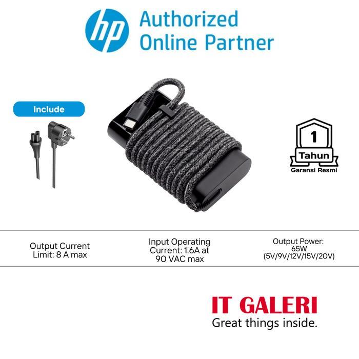 TeknoElegan shop HP USB-C 65 Watt Laptop Charger