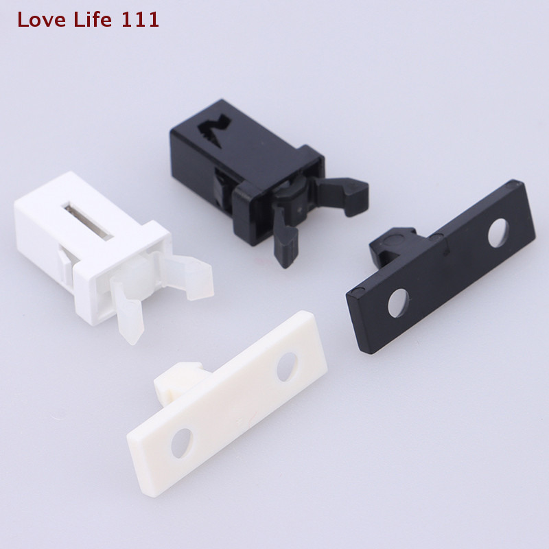 10Pcs Kunci Pintu Kecil PR-001 Hitam Putih Baru Untuk Set Top Box AC MS, TV, EVD, DVD, Penutup Pintu