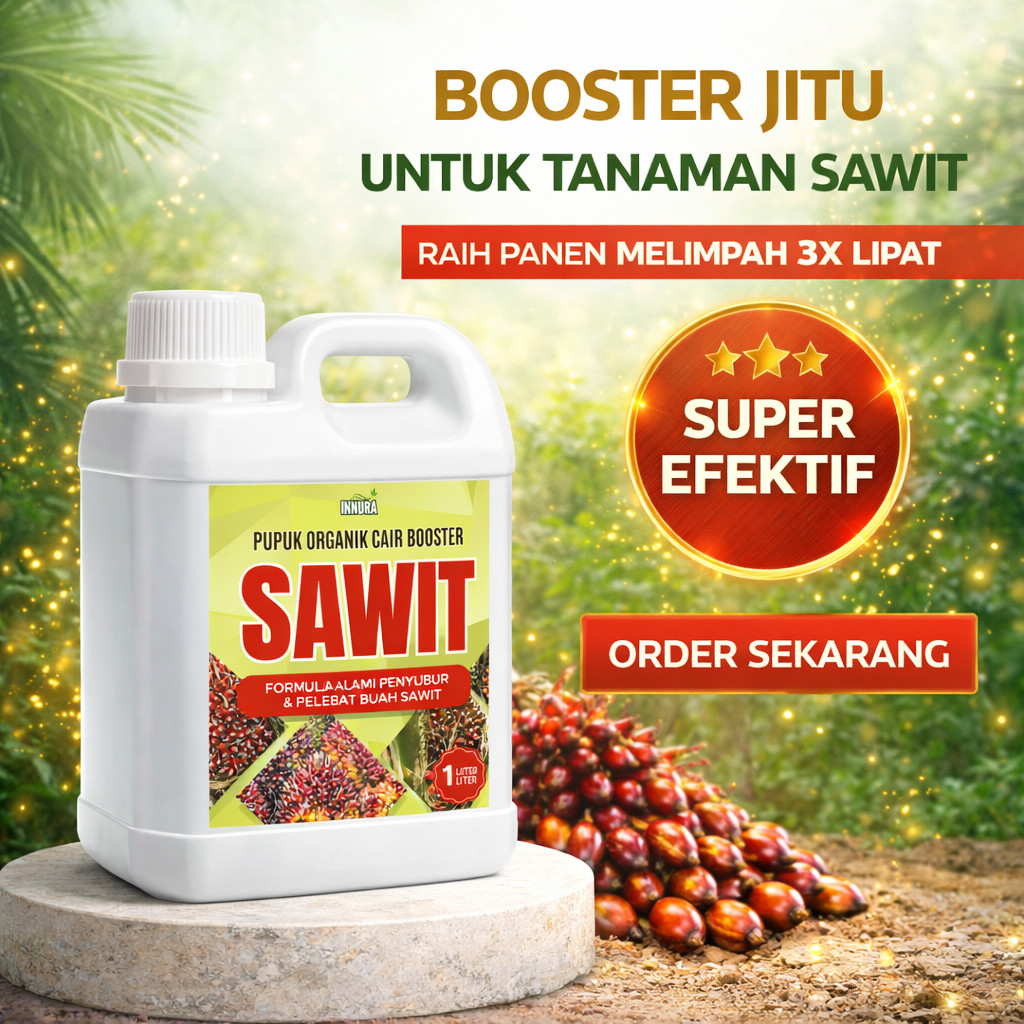 1 LITER Pupuk Sawit Agar Buah Lebat dan Berat / Pupuk kelapa Sawit / Pupuk Sawit Baru Tanam / Pupuk 