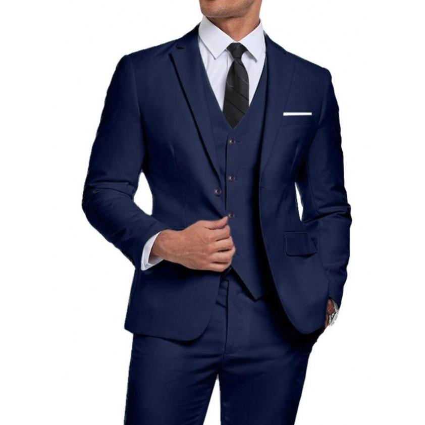 Propagate STELAN JAS BLAZER PRIA FORMAL 3 IN 1 JAS ROMPI DAN CELANA WARNA BIRU NAVY MODEL SLIMFIT TE