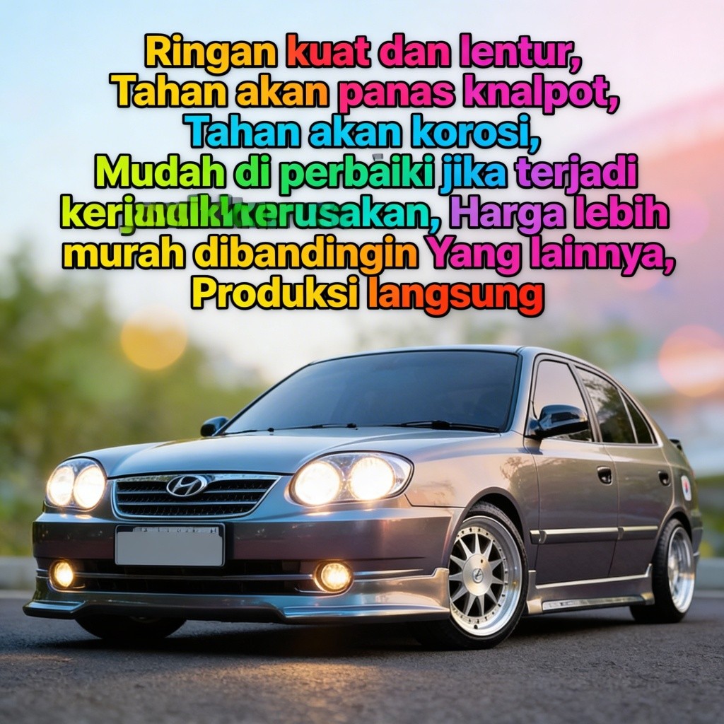 bodikit BODYKIT hyundai avega old body kit hyundai avega sedan