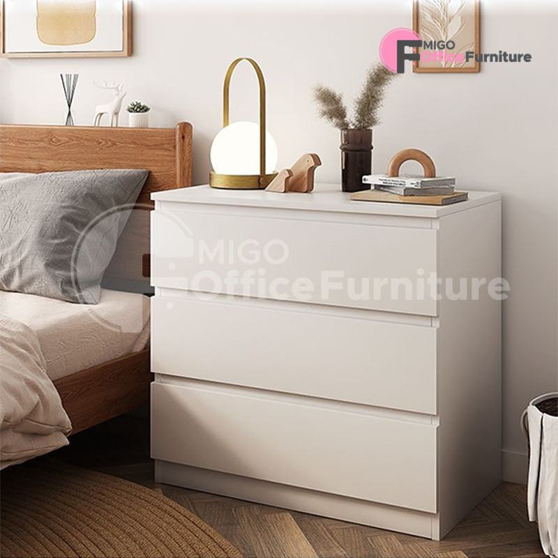 Lemari Laci / Lemari Baju Minimalis / Lemari Serbaguna / Lemari Susun Kayu / Lemari Putih Minimalis