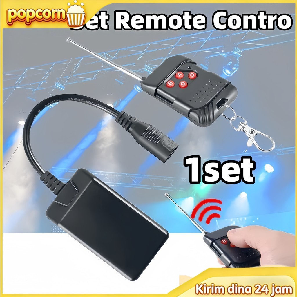 1set Remot Mesin Asap Remote Control Mesin Asap Panggung Mesin Kabut Asap Remote Kontrol