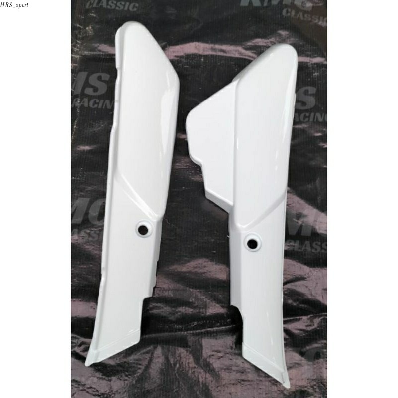 Cover box aki yamaha ALFA putih