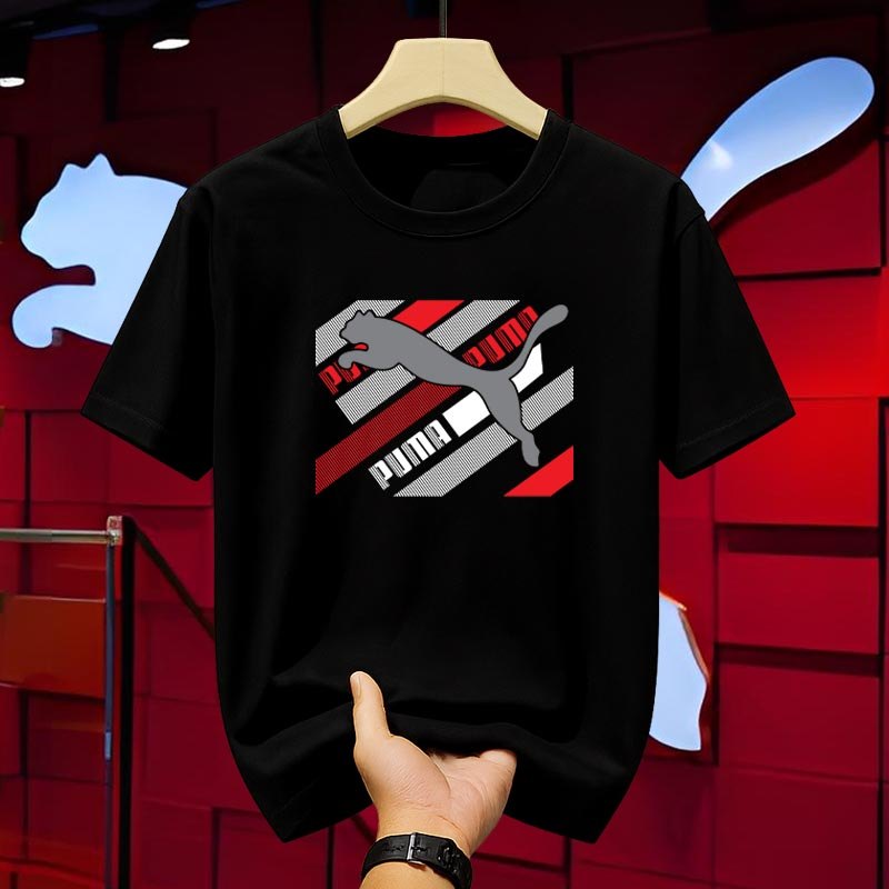 T-shirt PUMA Pria Original Brand Sport Kaos Daily Casual Style