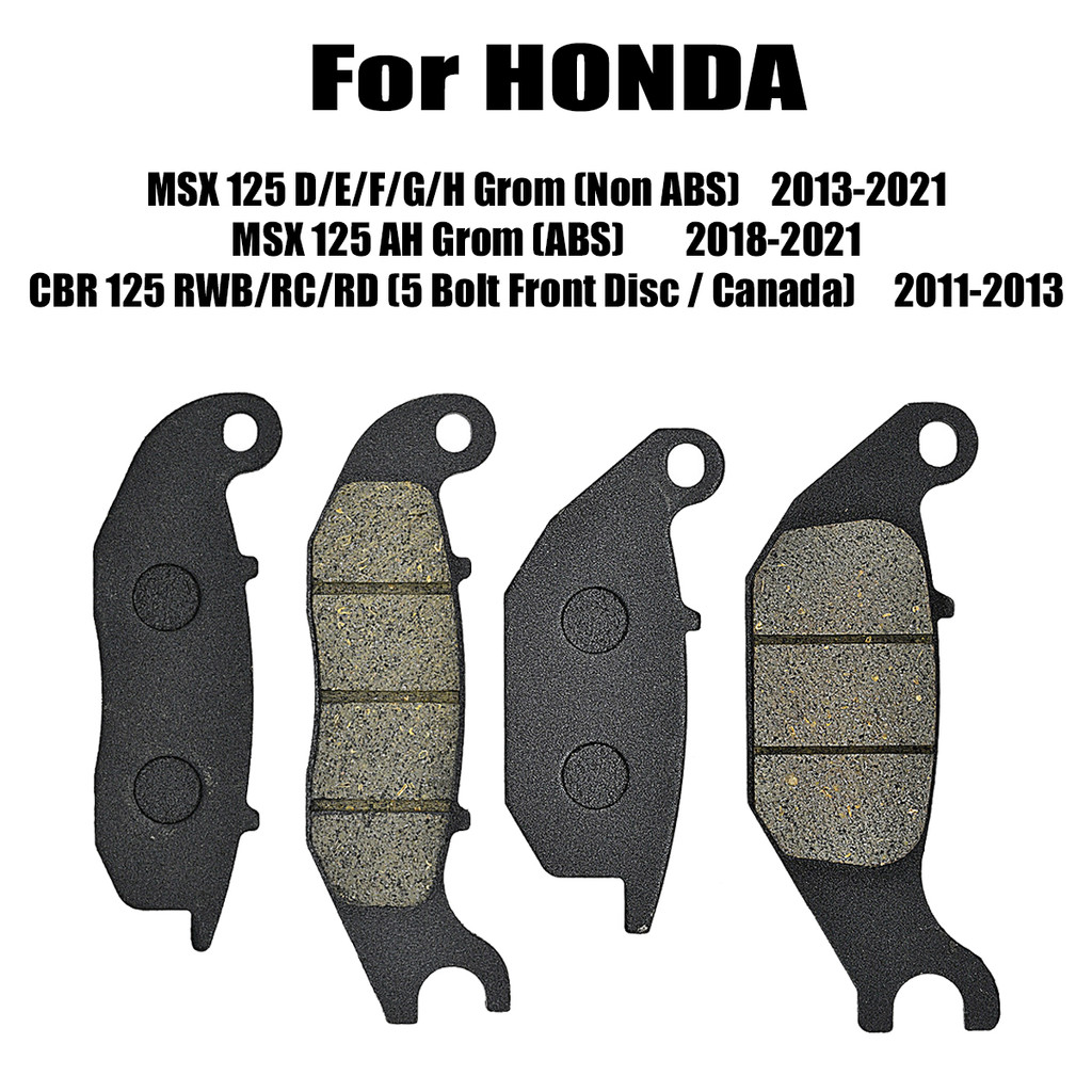 Bantalan Rem Depan Belakang Sepeda Motor Untuk HONDA MSX125 D/E/F/G/H MSX125AH Grom CBR125 RWB/RC/RD