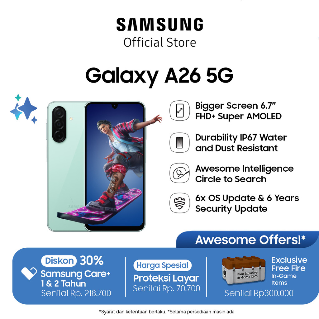 Samsung Galaxy A26 5G 8/256GB - Mint