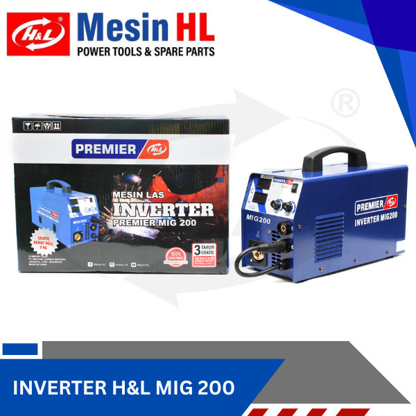 Inverter MIG 200 H&L / Mesin Las / Travo Las Inverter MIG200