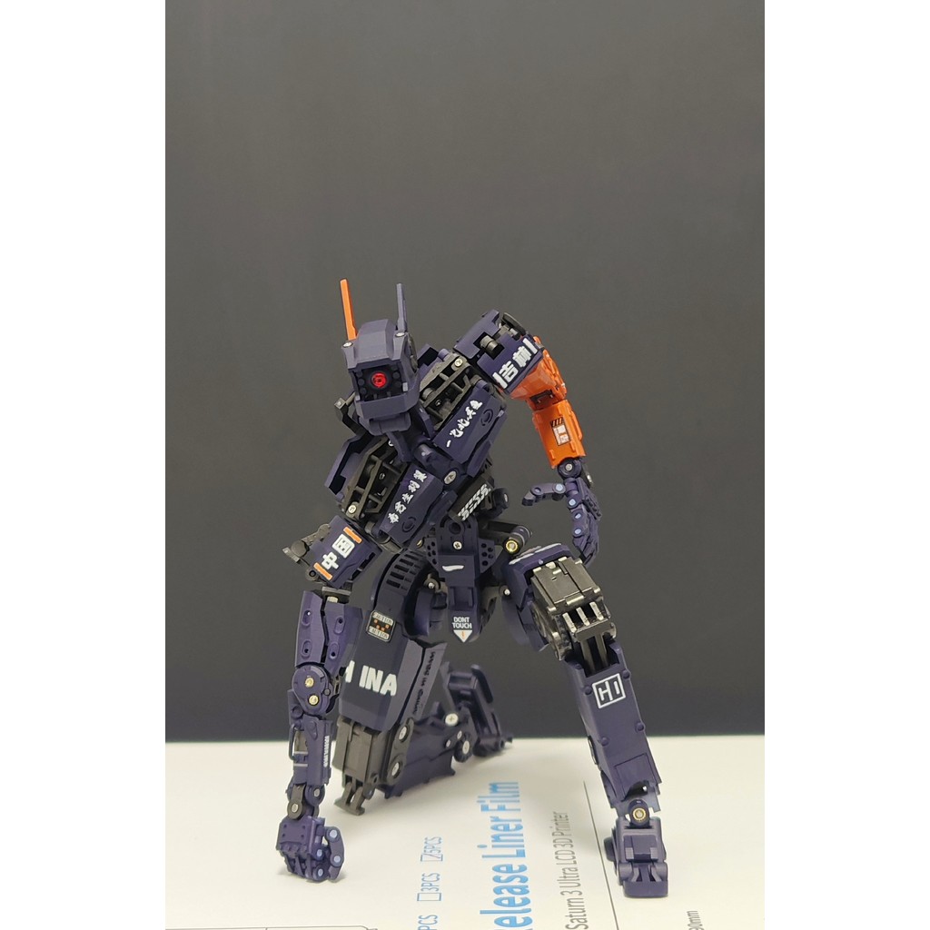 3D Printed Chappie Action Figure Desktop Decoration Model Painted Model Transformable 20cm Toy Model