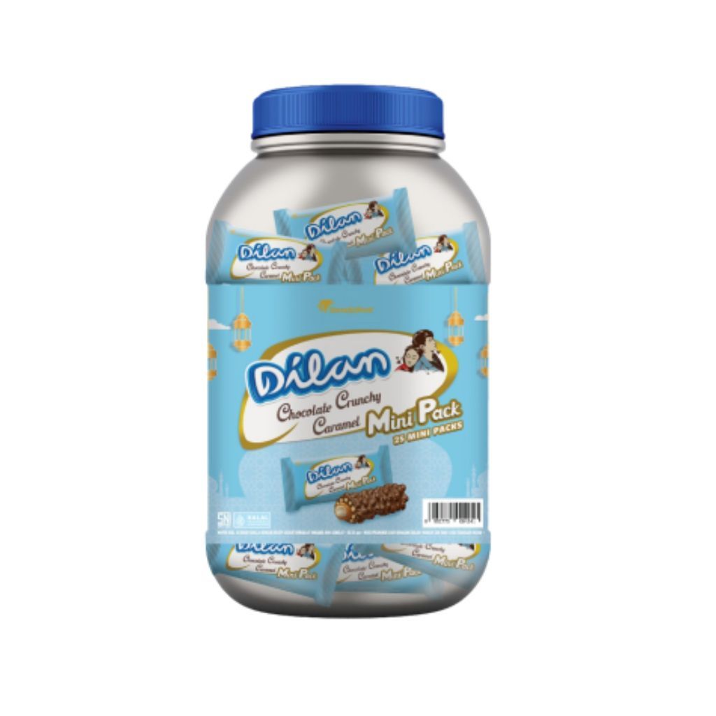 Dilan - Dilan Chocolate Crunchy Caramel Mini Pack isi 25 pcs - DLN
