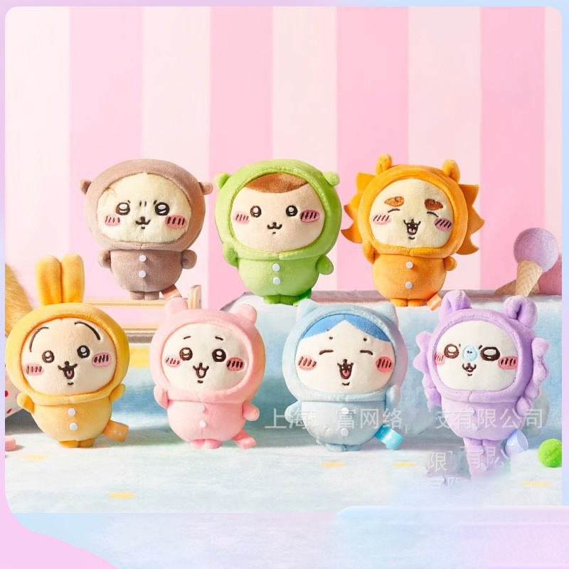Chiikawa pingente boneca pijama festa usagi hachiware periférico boneca saco pendurado ornamento bon
