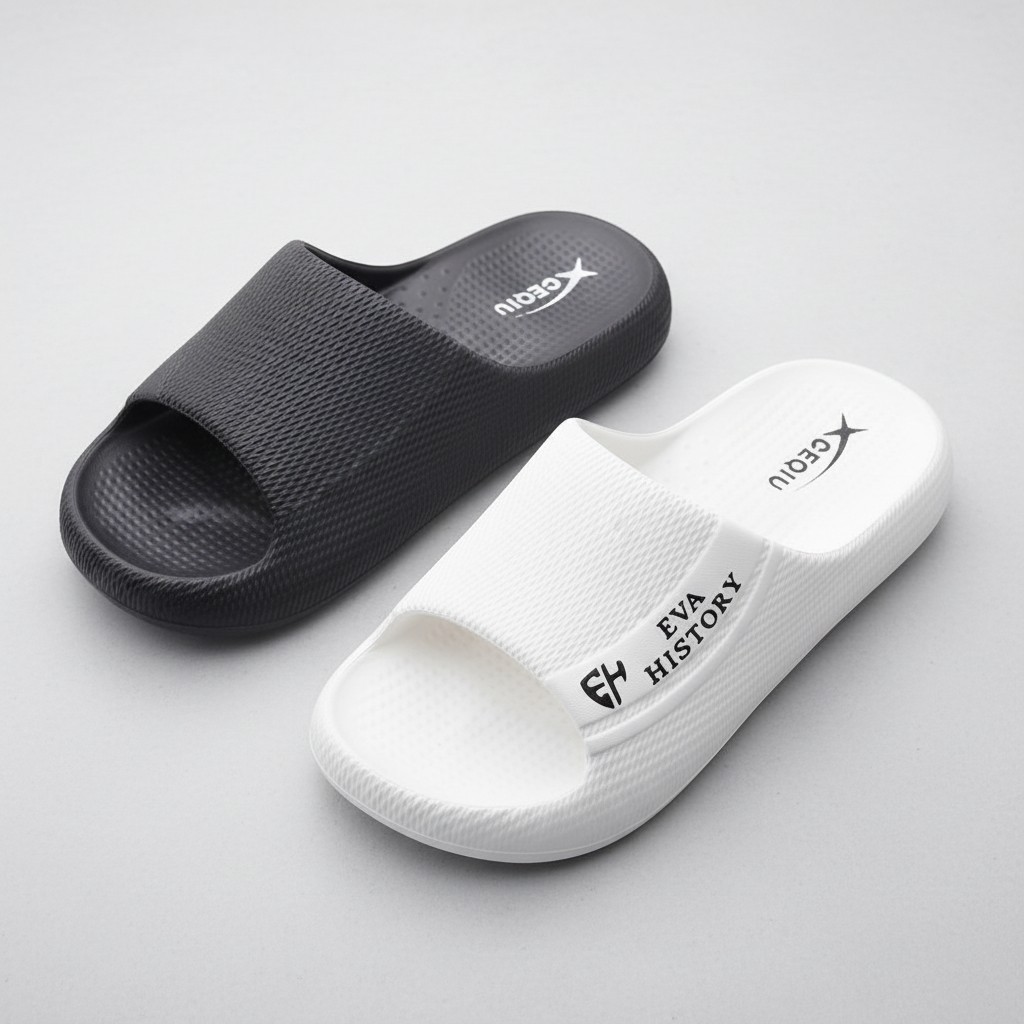 EH2060 Sandal Slip On Pria Terbaru 2026 | Sandal Selop Laki Branded Original Viral Empuk
