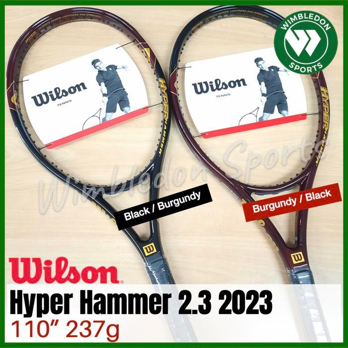 SALE Raket Tenis Wilson Hyper Hammer 2.3 / Raket Wilson Hammer2.3 / WILSONHAMMER /Hammer23 - Black G