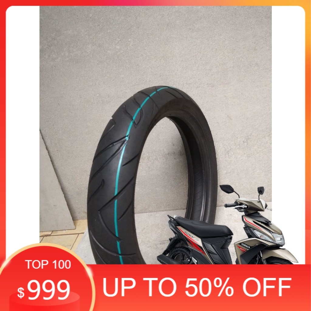 BAN MIO Z DEPAN UKURAN 90/80 RING 14 NON TUBLES MERK CORSA TERJAMIN