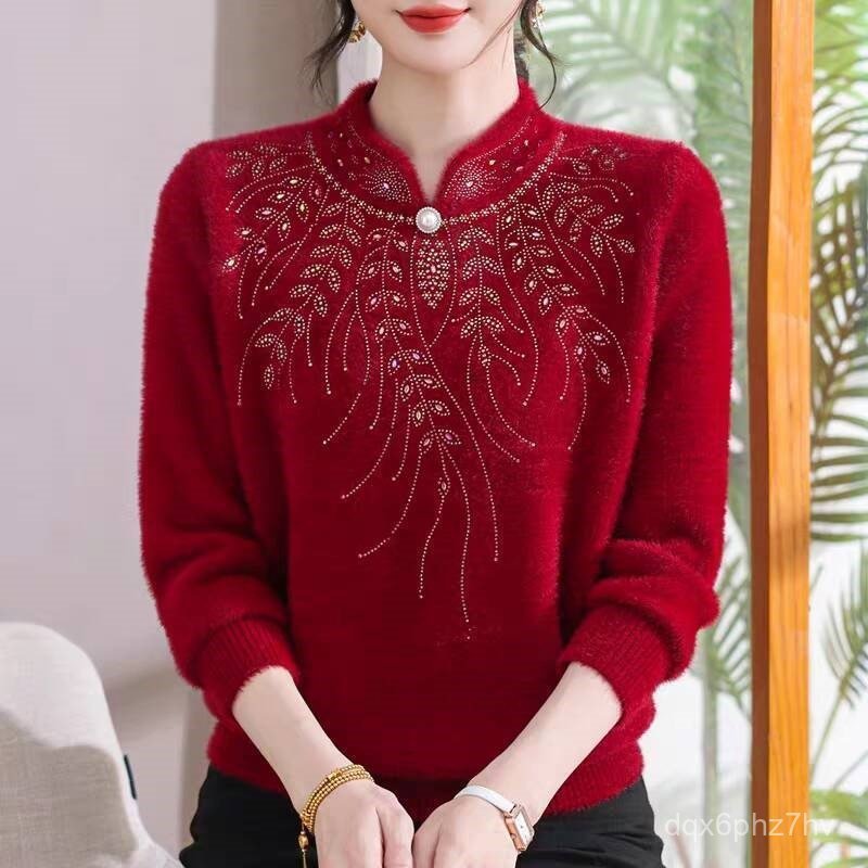 Tren Fashion Wanita Sweater Hangat Fleece Tebal