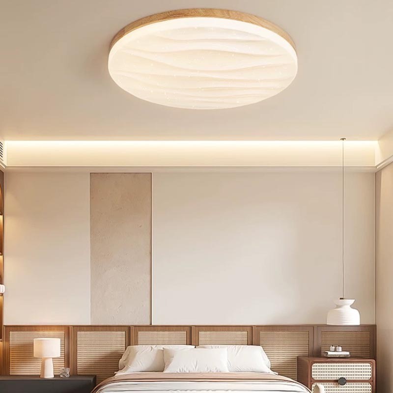 LED Nusantara Lampu Hias Kamar Tidur Minimalis Lampu Kayu Lampu Kamar Tidur Aesthetic Plafon Lampu L