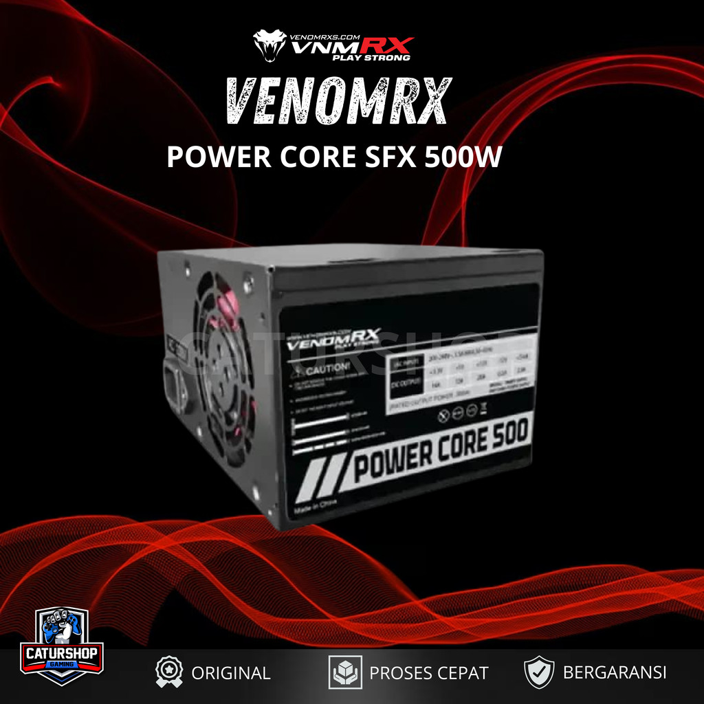 Power Supplay VenomRX 500w / Copotan Casing ATX  PSU 500w / PSU 500w Copotan Venom Varshan
