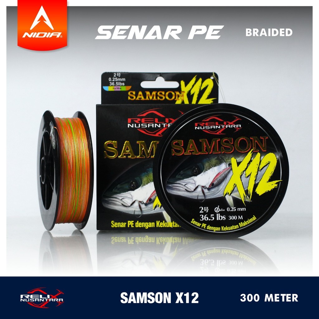 BISAN (COD) Senar Pancing PE Samson X12 Relix Nusantara Senar Pancing