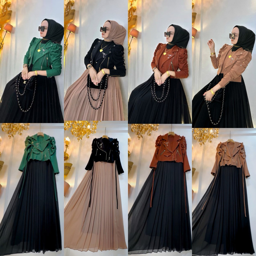 FICIEKUNZEX ORI SHR 100%... GAMIS RAJUT ZIPPER PREMIUM