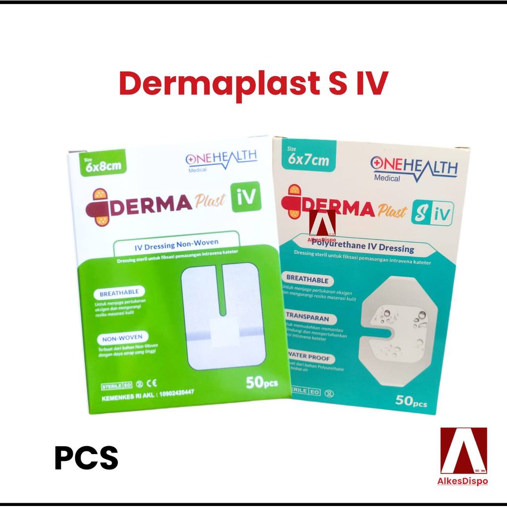 Dermaplast S IV Plester Fixasi Selang Infus / Pcs D5