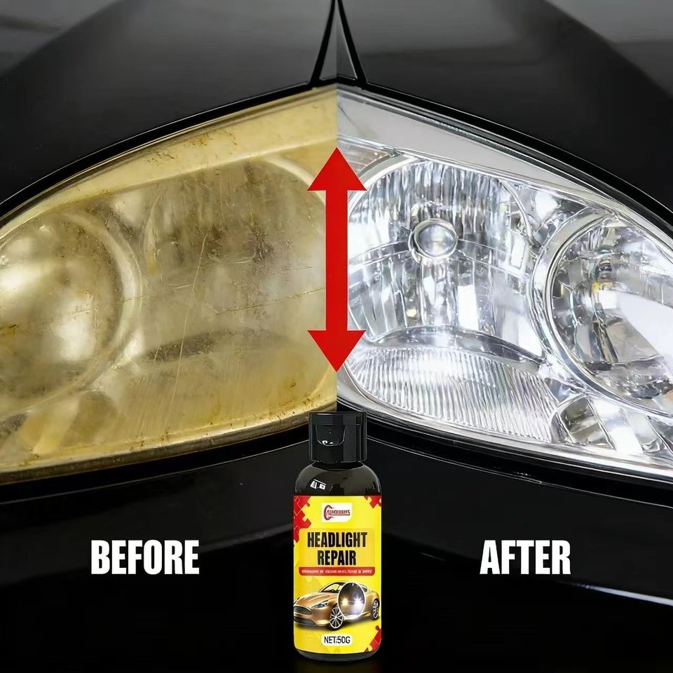 50G Ksmunns Headlight Restoration Kit for BMW Toyota - Easy Application Auto Lamp Care Tool to Resto