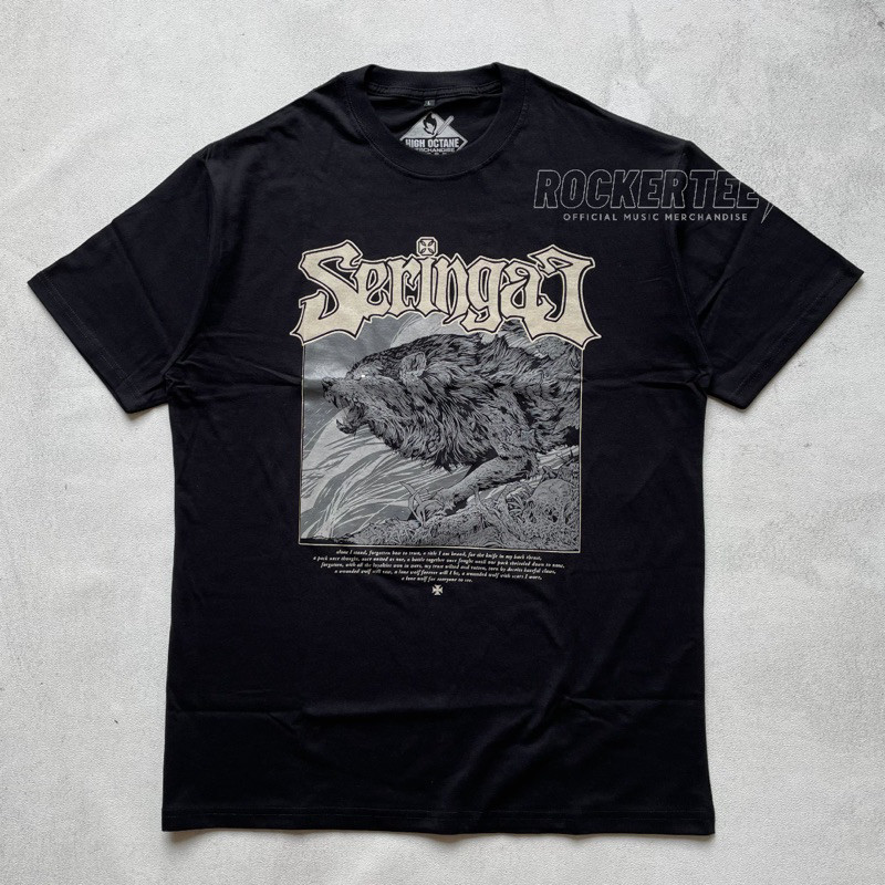 (COD) Tshirt Seringai - Lone Wolf