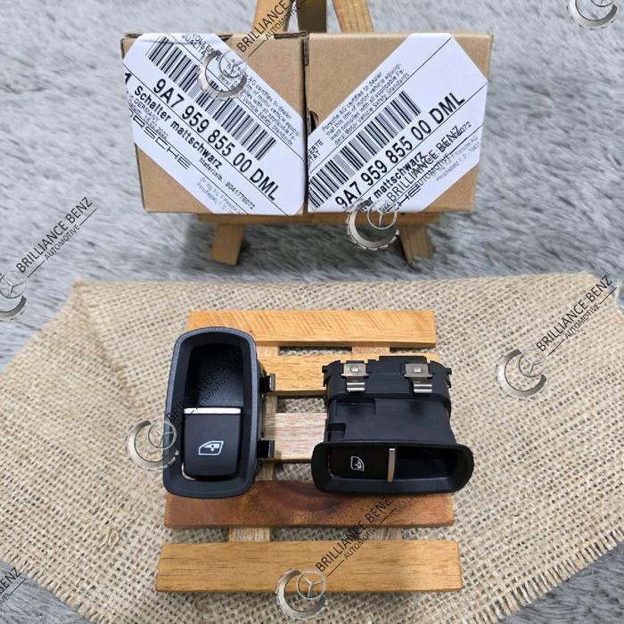 SWITCH POWER WINDOW DEPAN KIRI PORSCHE CAYMAN BOXSTER 911 981 718 ORIGINAL 9A795985500DML